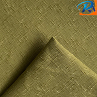 Tissu en polyester tissé uni 100 % ignifuge, imperméable et résistant aux UV, écologique, pour mobilier d'extérieur et textile de maison