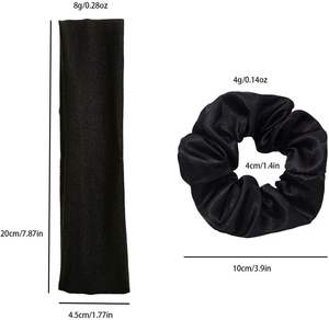 Lot de 5 élastiques à cheveux colorés pour la maison, les activités de plein air, les tenues de vacances et les accessoires de photographie - Product Image 4