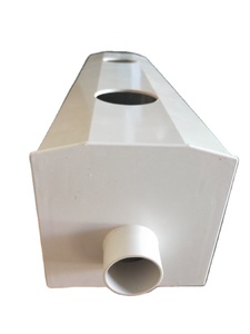 Petit et grand tube hydroponique en <span class=keywords><strong>PVC</strong></span> pour serre agricole, hangar en plastique, couverture de feuille de PC, <span class=keywords><strong>gouttière</strong></span> carrée NFT pour usage végétal, stable - Product Image 2