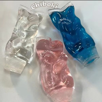 Southpeak Pendentif sensoriel anti-stress réaliste en forme de bouteille de nettoyant visage, jouet souple en TPR à rebond lent