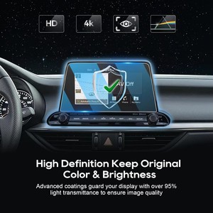 Protection d'écran anti-traces de doigts 9H ODM pour navigation automobile, haute clarté, écran tactile central de voiture, verre trempé anti-reflet - Product Image 1