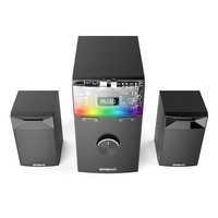 Bois 50W Haute Puissance Gros Son de Basse Maison Active Subwoofer Haut-Parleur