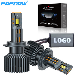 Faros Delanteros LED para Automóvil en Estado <span class=keywords><strong>Nuevo</strong></span>, H1 H3 9005 9006, Bombillas LED para Automóvil, Cuatro Tubos de Cobre, Bombilla LED H7 para Faros Delanteros - Product Image 1