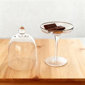 Exhibidor <span class=keywords><strong>de</strong></span> Postres <span class=keywords><strong>de</strong></span> Vidrio Personalizado con Tapa <span class=keywords><strong>de</strong></span> Domo, Transparente, Sin Plomo, Azucarero <span class=keywords><strong>de</strong></span> Vidrio Personalizado, Tarro para Dulces - Product Image 2