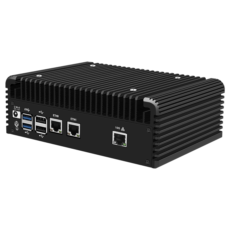 Топтон сплошной брандмауэр компьютер In-tel I3 N305 N100 2x/1x10G LANs SFP + 2x2,5G I226-V мини-ПК NVMe 2 * SATA Proxmox NAS домашний сервер