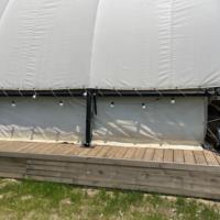 Nouveau design prix d'usine maison écologique imperméable camping extérieur safari yourte toile de coton glamping tente d'hôtel