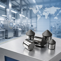 Inserts diamantés PDC coniques en carbure de tungstène Drillsoltek pour outils de forage pétrolier
