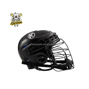 Casco de hockey sobre hielo personalizado de fábrica de <span class=keywords><strong>Amman</strong></span> casco de jugador con jaula de hockey sobre hielo lacrosse entrenamiento de atletas equipo de casco protector - Product Image 1