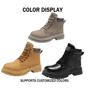 <span class=keywords><strong>Botas</strong></span> de Invierno para Hombre, Forradas de Felpa, Resistentes al Frío, con Suela Gruesa y Resistente al Desgaste - Product Image 2