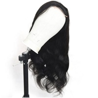 Perruque Lace Front 4x4 Transparente en Cheveux Humains Vierges Indiens, Ondulée, Pré-épilée avec Baby Hair, Sans Colle, Densité 150%, Thermocollable