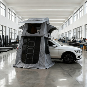 Tente de voiture en polycoton imperméable 3000 mm, modèle <span class=keywords><strong>court</strong></span> de 14 mètres, tente de toit professionnelle pour l'extérieur, auvent arrière, <span class=keywords><strong>annexe</strong></span> quatre saisons - Product Image 2