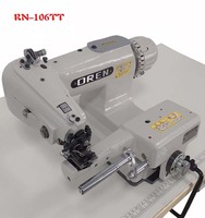 Machine à coudre industrielle OREN, petite, dissimulée, pour ourlets, point invisible, avec rouleau de ourlet, aiguille simple, manuelle, polyvalente