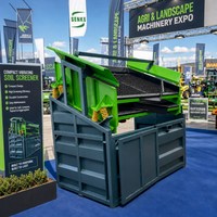 Machine de criblage vibratoire à 3 voies SL-VS70, type boîte à double étage, pour le tamisage et la classification du sol, du compost et des agrégats