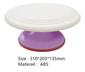 แท่นวางเค้กทรงกลมทำจากโลหะสำหรับตกแต่งงานเลี้ยงวันเกิดเค้กแต่งงานขนาด12นิ้ว - Product Image 5