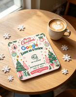 Autocollants NFC de Noël personnalisés avec logo, plaques PVC RFID NTAG213 en gros pour cadeaux d'entreprise, restaurants, cafés