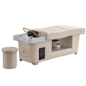 Lit de lavage capillaire inclinable pour salon de beauté, spa capillaire et massage thaïlandais - Product Image 1