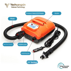 YCX Portable <b>Car</b> Electric Air Pump Rechargeable Battery ABS Plastic Dual-Purpose Home Camping Use <b>Inflation</b> Deflation All-in-One - Product Image 5