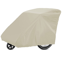 Housse de remorque pour vélo réglable OEM, housse de remorque résistante aux intempéries, tente de protection contre la pluie pour remorque à animaux de compagnie