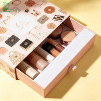 Boîte à tiroir en carton rigide écologique personnalisée pour cosmétiques, bijoux, emballage cadeau haut de gamme avec logo
