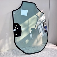 Verre trempé de remplacement pour vitre de porte avant 345-6230 compatible avec chargeuse compacte CAT 259D 262D – Pièces de rechange pour engins de construction