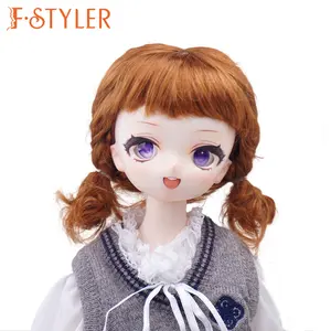 FSTYLER Doll Hair Braiding Accessories Factory Wholesale Bulk Sale Customization For 1/4 1/6 Synthetic Mohair BJD Wigs