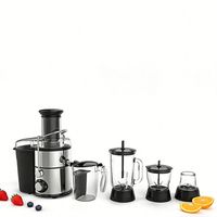 Nouveaux modèles 4 en 1 Extracteur de jus lent pour fruits et oranges Extracteur de jus lent domestique Blender personnalisé pour la cuisine Extracteur de jus lent