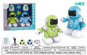 Ensemble de robots de football interactifs et compétitifs, télécommandés par infrarouge, en plastique, avec effets lumineux et sonores - Product Image 4