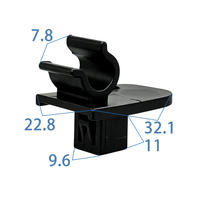 Support de fixation pour tige de capot moteur automobile, base de clip de retenue pour accessoires de fixation de tige de capot avant de voiture