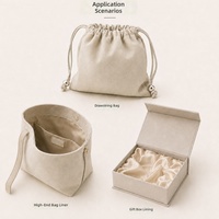 Cuir PU velouté double face 1,4-1,6 mm, texture douce et agréable pour la peau, 180-350 g, idéal pour boîtes cadeaux, doublures de sacs et sacs à cordon.