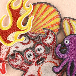 Hot Selling Computer Geborduurde Mooie Zeedieren Ijzer Op Stickers Voor T-Shirts En Andere Kleding Reparatie Decoratie - Product Image 2