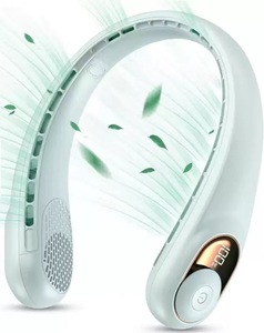 Wholesale Personal <b>Cooler</b> Neck Fan Hands-Free Portable Bladeless Neck Fan Rechargeable Wearable <b>Mini</b> Fan Gift for Men And Women - Product Image 2