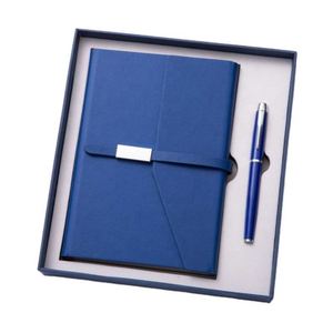 Wholesale Promotional Luxury Notebook Pen Gift Set Custom Notebook and Pen Set A5 PU Leather Cover <b>Journal</b> Gift Set With Box - Product Image 3