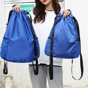 Custom Waterproof Anti-Theft <b>Drawstring</b> <b>Backpack</b> Women's Sports Gym Use Oxford Fabric 23L Capacity Cheap Polyester Fashion - Product Image 5