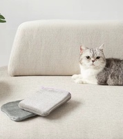 Gant de nettoyage électrostatique pour poils d'animaux et peluches, brosse anti-poils pour tissus