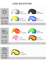 Lunettes de ski Desniger anti-buée, verres interchangeables pour le ski sur neige, lentilles polarisées miroir, monture en PC, lunettes de sécurité pour snowboard, personnalisables