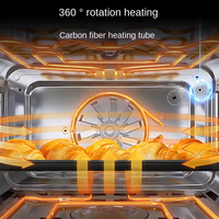 Horno de Convección Comercial Eléctrico de Acero Inoxidable para Panadería, Control Táctil Digital, Circulación de Aire Caliente, Venta al Por Mayor