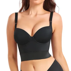 King Mcgreen Star Back Smooth Out Shaper Bra Plus Size Wide Band Bras Shapewear Back Fat Smooth Underwear Top Breast F Cup