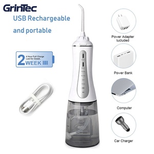 Irrigador oral portátil profesional <span class=keywords><strong>de</strong></span> 350ml Dental Water Pick Flosser recargable con batería <span class=keywords><strong>de</strong></span> 1800mAh - Product Image 3