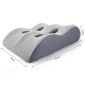 Oreiller de repos pour les jambes en mousse à mémoire de forme, forme de coin, pour soulager la douleur du nerf sciatique, positionnement réglable du lit et confort de sommeil - Product Image 4