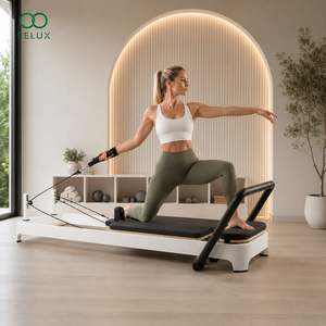 Nuevo <span class=keywords><strong>Reformer</strong></span> de Pilates Plegable Multifuncional de Aluminio Celux de Alta Calidad con Logotipo y Color Personalizados para Gimnasio y Hogar - Product Image 2