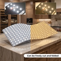 Lámina LED DC24V CCT 2700K 6500K Ajustable, Lámina LED de Doble Color, SMD 2835, Panel de Luz Ultrafino