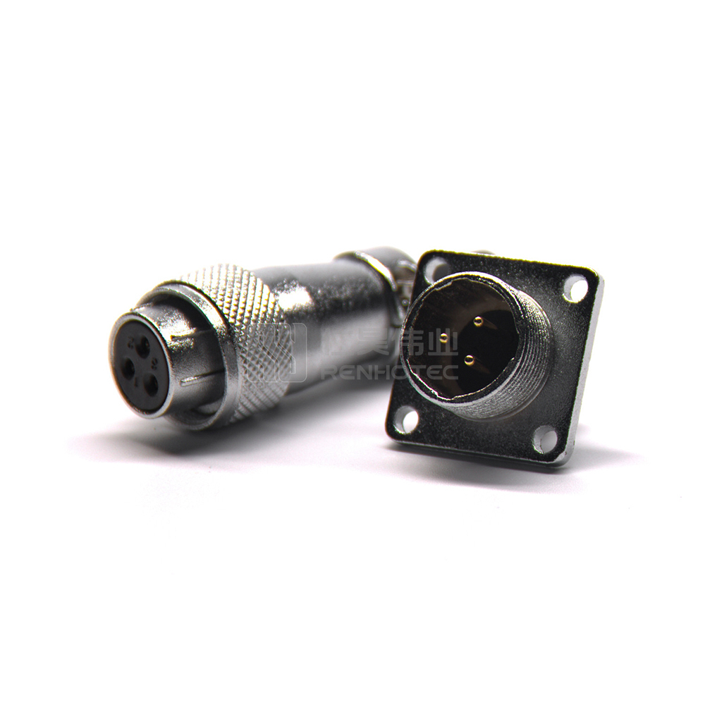 Connecteur Aviation WEIPU WS28 7 Broches étanche IP67 - Métal Pour Panneaux Industriels