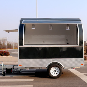 Remorque alimentaire mobile ronde à prix direct usine, livraison gratuite, camion de restauration pour café, pizza, <span class=keywords><strong>burger</strong></span> - Product Image 3