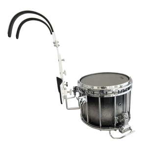 Tambor de banda de marcha con parche <span class=keywords><strong>EVANS</strong></span>, herrajes cromados, mecanismo de lanzamiento, acabado brillante y soporte para banda estudiantil - Product Image 6