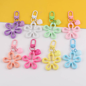 Llavero con forma de flor Tang Sanjiang, accesorios de joyería ligeros para bolsos y fundas para auriculares, estilo fresco y dulce - Product Image 3