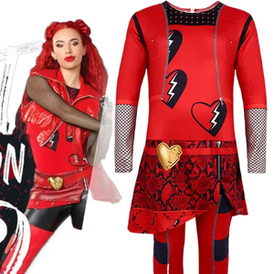 Escenario Descendientes 4 Cos Mono rojo Disfraz de Halloween Cosplay - Product Image 1