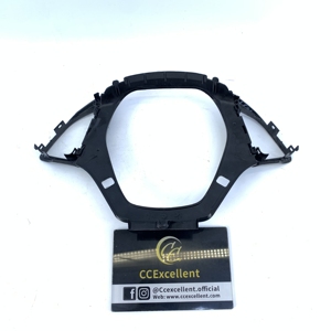 Couvre-boutons de volant sport en cuir noir brillant véritable et fibre de carbone, remplacement pour <span class=keywords><strong>Chevrolet</strong></span> <span class=keywords><strong>Camaro</strong></span> 6e génération 2016-2021 - Product Image 3