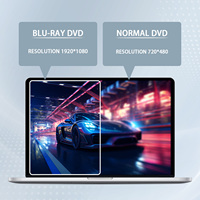 Grabadora de Blu-ray 7 en 1 Multifunción, Reproductor y Grabador de CD/DVD/BD, USB 3.0, Velocidad de Transferencia Más Rápida de 5 Gbps, Externa de Escritorio