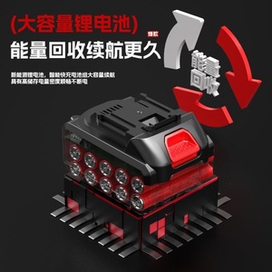 Belie Cordless Blower 21V 70mm High Power Industrial Grade Dust Water Snow Removal - Product Image 3