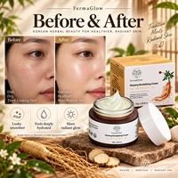 Crème Visage au Peptide de Ginseng Coréen Fermenté Anti-Âge Raffermissante Lissante Hydratante Éclaircissante Revitalisante